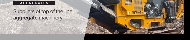 Aggregates equipment